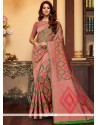 Pink Weaving Work Art Silk Designer Traditional Saree