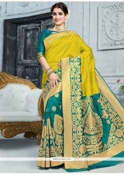 Weaving Work Traditional Designer Saree