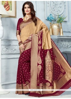 Art Silk Weaving Work Traditional Designer Saree