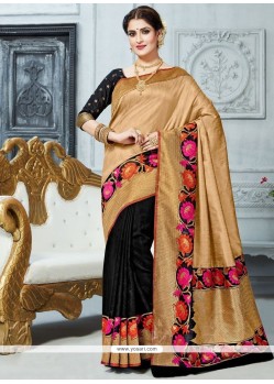 Black Traditional Designer Saree