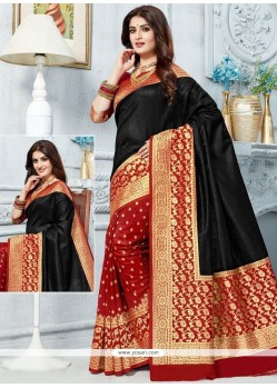 Art Silk Weaving Work Traditional Designer Saree