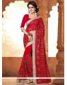 Embroidered Work Saree