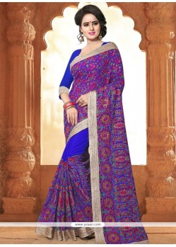 Blue Classic Saree