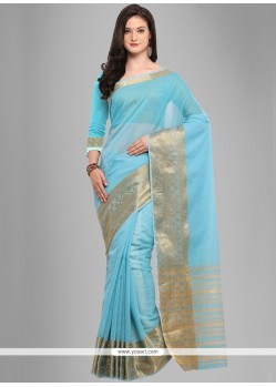 Chanderi Cotton Woven Work Casual Saree