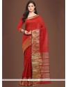 Chanderi Cotton Casual Saree