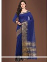 Chanderi Cotton Woven Work Casual Saree