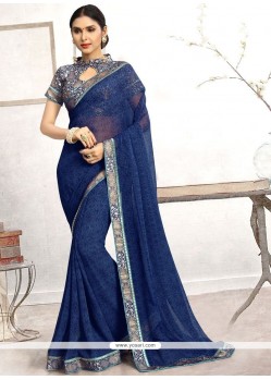 Blue Casual Saree