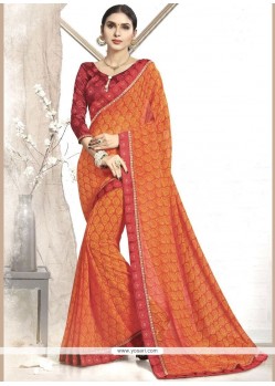 Faux Georgette Casual Saree