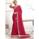 Faux Georgette Patch Border Work Casual Saree