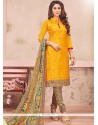 Yellow Churidar Suit