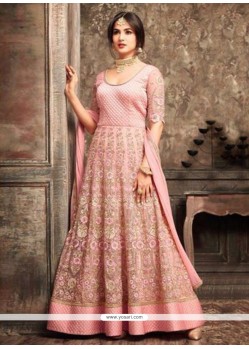 Net Floor Length Anarkali Suit