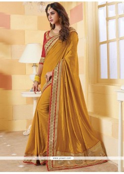 Embroidered Work Traditional Designer Saree