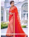 Faux Georgette Half N Half Saree