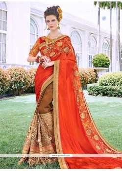 Half N Half Designer Saree For Wedding