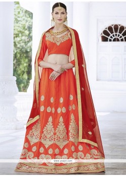 Faux Chiffon Resham Work Lehenga Choli