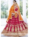 Embroidered Work Faux Chiffon Lehenga Choli