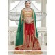 Maroon Net Lehenga Choli