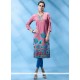 Pink Casual Kurti