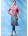 Pink Casual Kurti