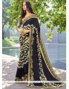 Faux Georgette Multi Colour Printed Saree