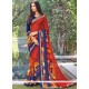 Faux Georgette Multi Colour Printed Saree