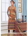 Multi Colour Churidar Designer Suit