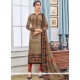 Faux Crepe Churidar Designer Suit