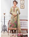 Satin Churidar Designer Suit