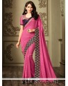 Hot Pink Classic Designer Saree