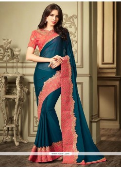 Embroidered Work Designer Traditional Saree