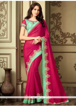 Art Silk Embroidered Work Designer Traditional Saree