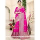 Art Silk Patch Border Work Designer Traditional Saree