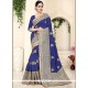 Art Silk Patch Border Work Traditional Saree