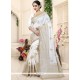 Art Silk White Designer Traditional Saree