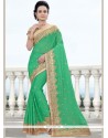 Faux Georgette Classic Designer Saree