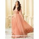 Kareena Kapoor Peach Faux Georgette Floor Length Anarkali Suit