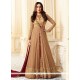 Kareena Kapoor Beige And Maroon Faux Georgette Floor Length Anarkali Suit
