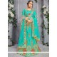 Firozi Embroidered Work Lehenga Choli