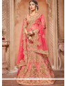 Art Silk Rose Pink Lehenga Choli