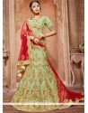 Art Silk Embroidered Work Lehenga Choli