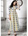 Cotton Print Work Party Wear Kurti