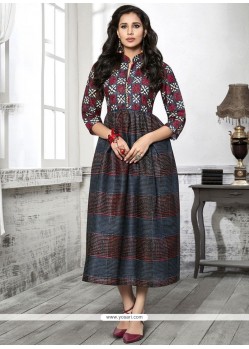 Multi Colour Party Wear Kurti