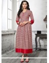 Red Party Wear Kurti