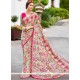 Print Work Faux Georgette Printed Saree