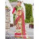 Faux Georgette Multi Colour Printed Saree