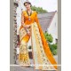 Faux Georgette Multi Colour Printed Saree