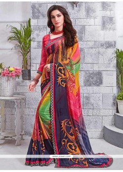 Multi Colour Casual Saree