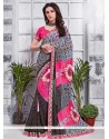 Print Work Multi Colour Casual Saree