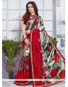 Faux Georgette Multi Colour Casual Saree