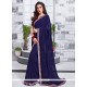 Faux Georgette Print Work Casual Saree